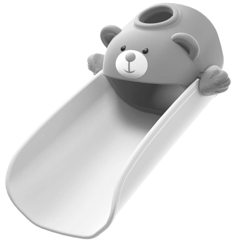 SKYROKU Faucet Extender for Toddlers, Sink Extenders with Temperature Sensitive for Kids Hand Washing Sink Faucet Extension,Suitable for Bathroom Sink, Kitchen,Bathtub (Grey) - Image 1